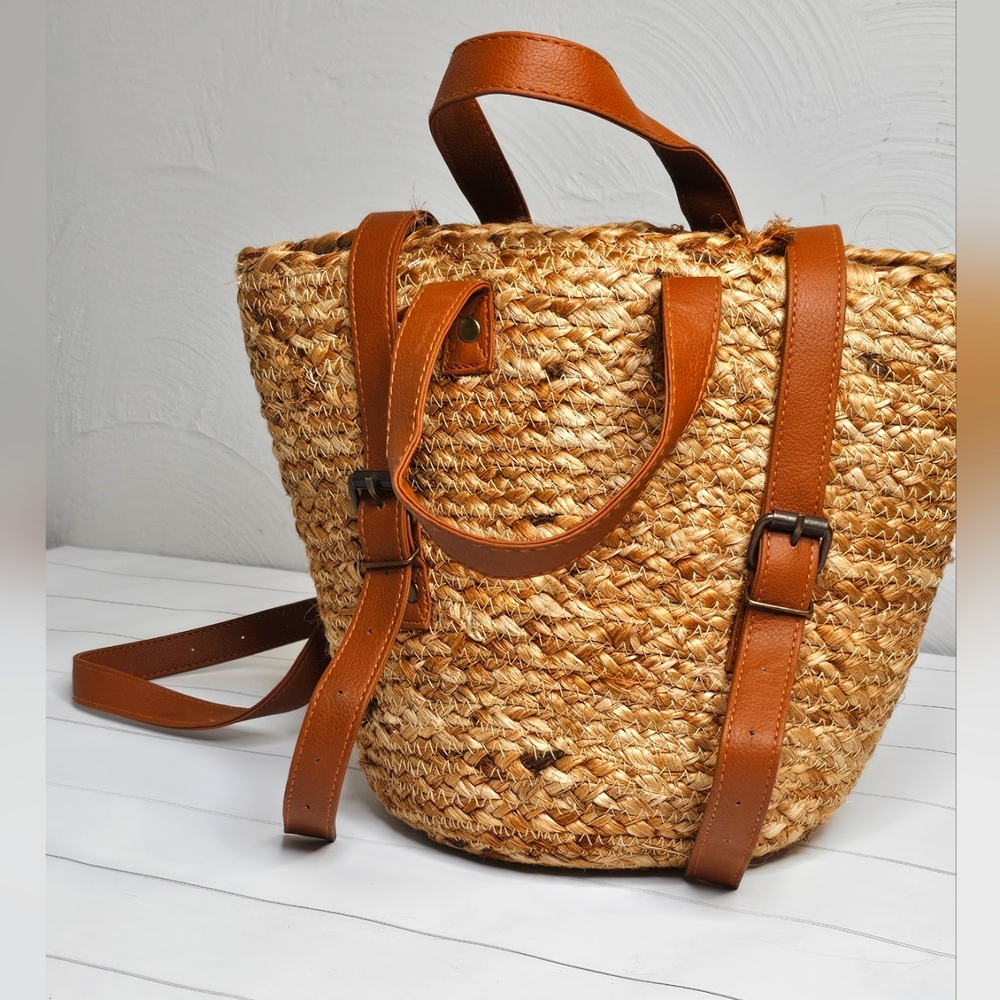 XIX Palms the shore break Jute insulated backpack